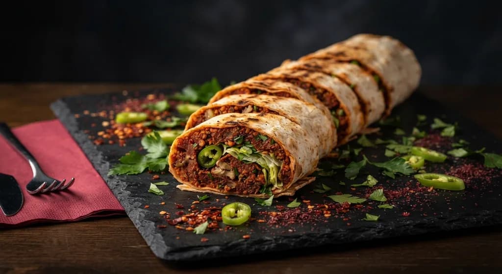 Acılı Çiğ Köfte Dürüm