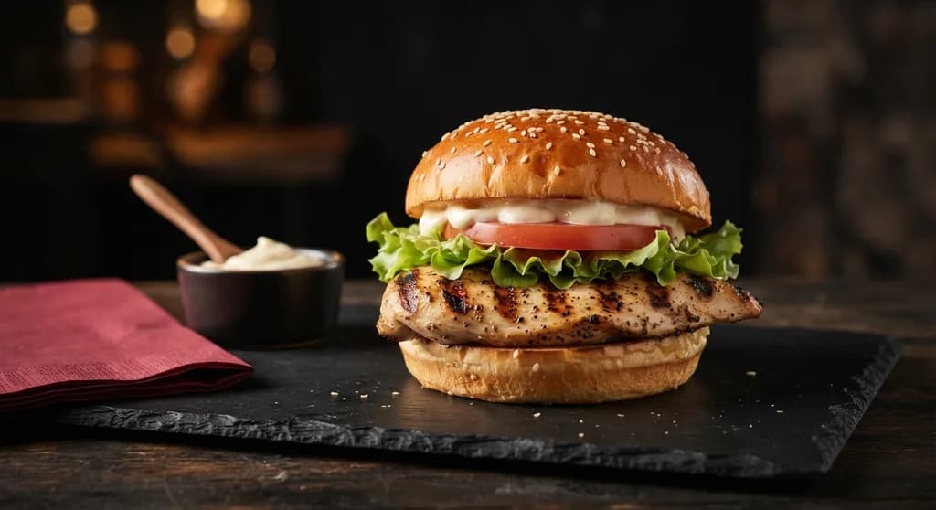 Izgara Tavuk Burger