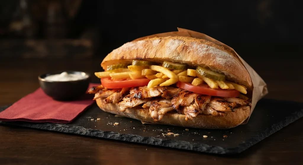 Yarım Ekmek Tavuk Döner